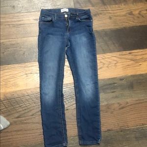 Girls size 10 stretchy skinny jeans